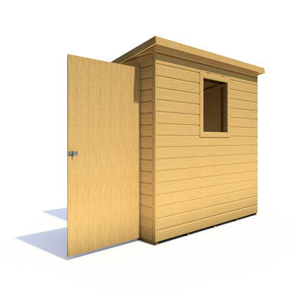 Shire Caldey Single Door 6x4 Loglap  Style A