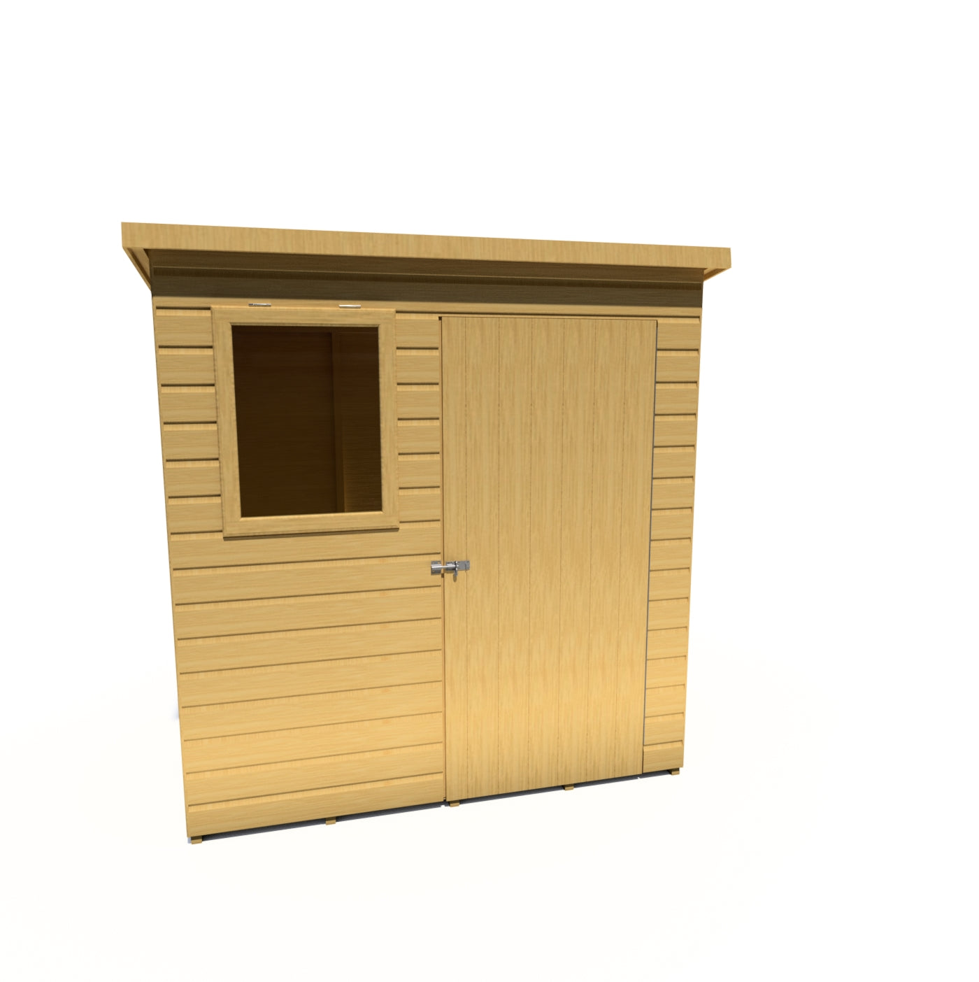 Shire Caldey Single Door 6x4 Loglap  Style C