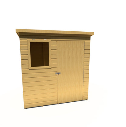 Shire Caldey Single Door 6x4 Shiplap Style C