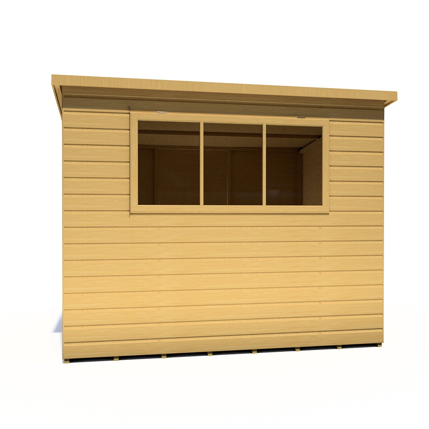 Shire Caldey Single Door 8x6 Shiplap Style A