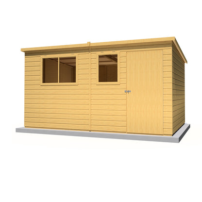 Shire Caldey Single Door 12x8 Shiplap Style C