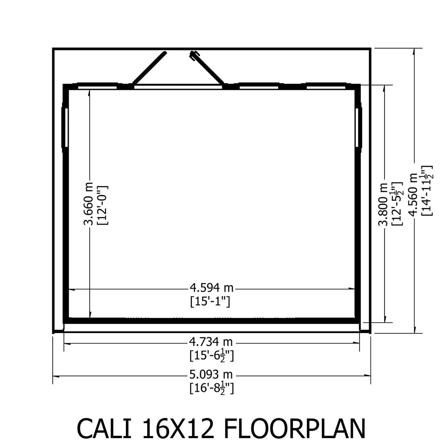 Shire Cali 16x12 Pent 1