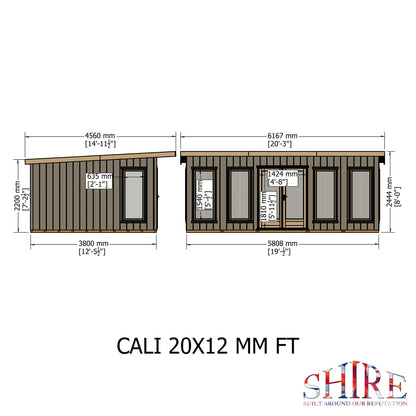 Shire Cali 20x12 Pent 1