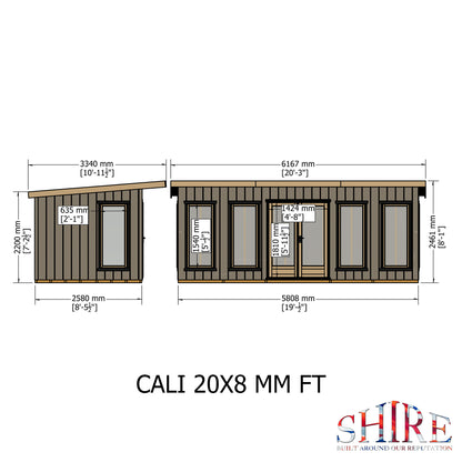 Shire Cali 20x8 Pent 1