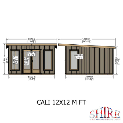 Shire Cali 12x12 Pent 1