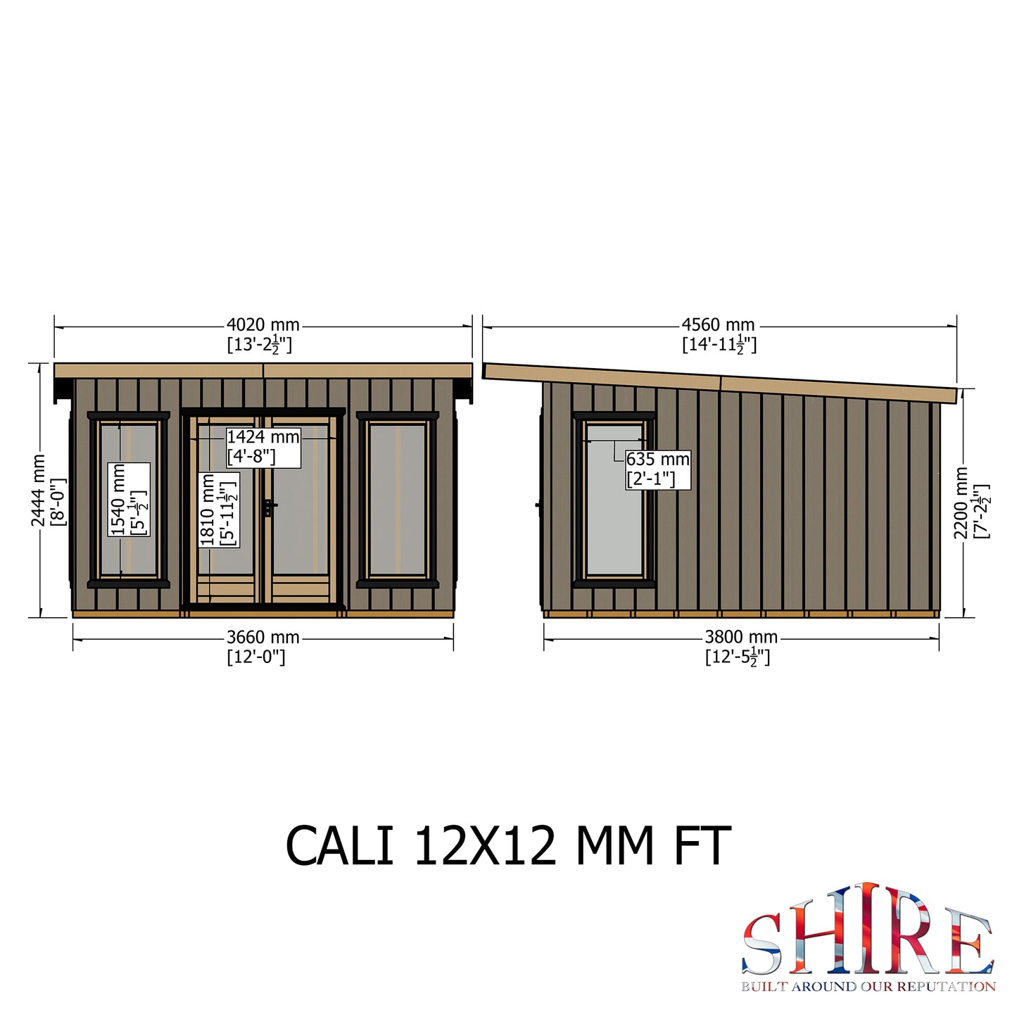 Shire Cali 12x12 Pent 1