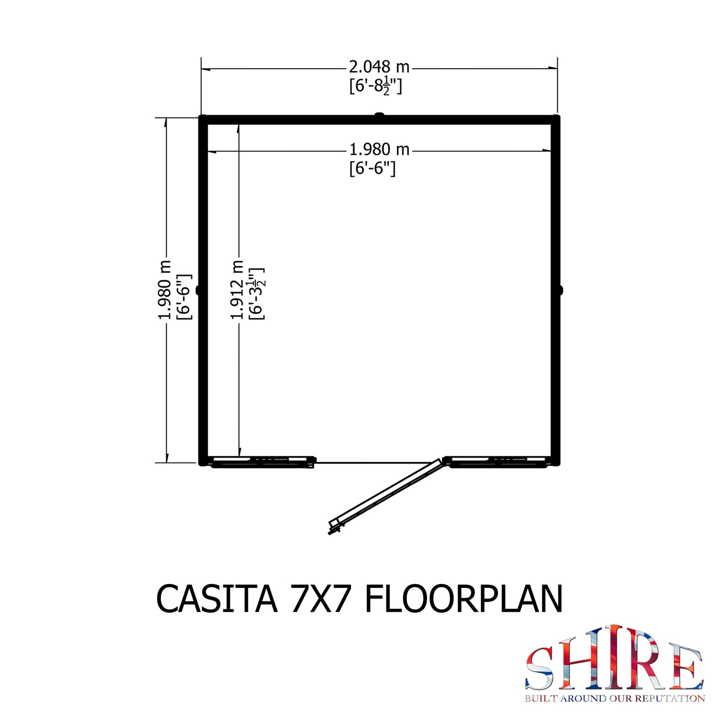 Shire Casita 7 x 7