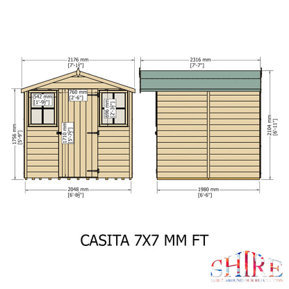 Shire Casita 7 x 7