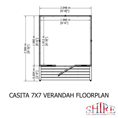 Shire Casita + Verandah 7 x 9