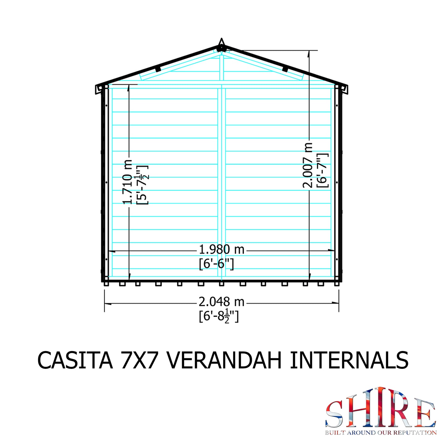 Shire Casita + Verandah 7 x 9