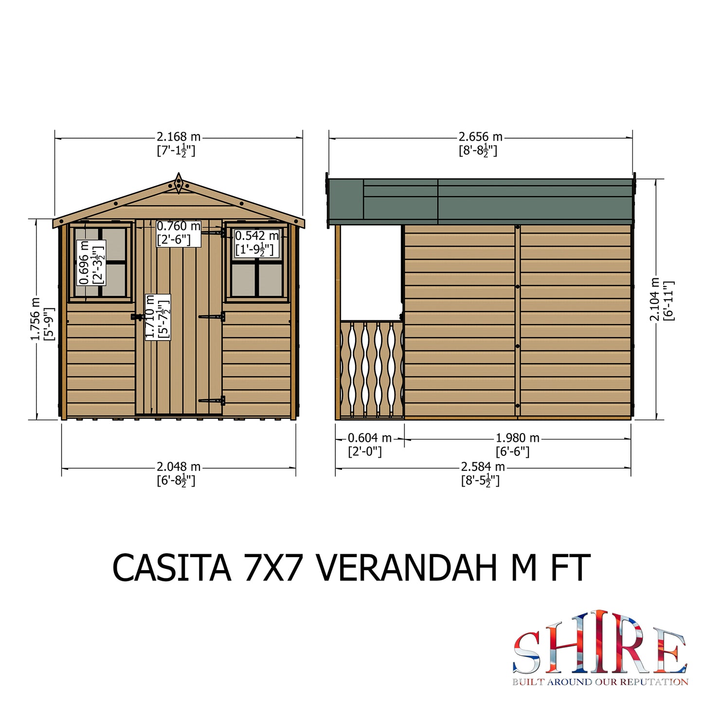 Shire Casita + Verandah 7 x 9