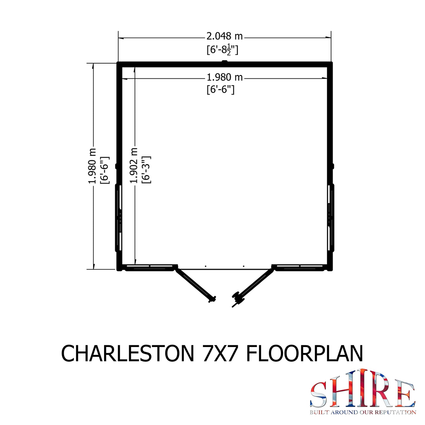 Shire Charleston 	7 x 7