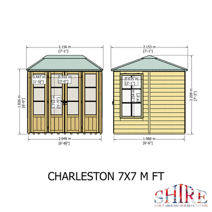 Shire Charleston 	7 x 7