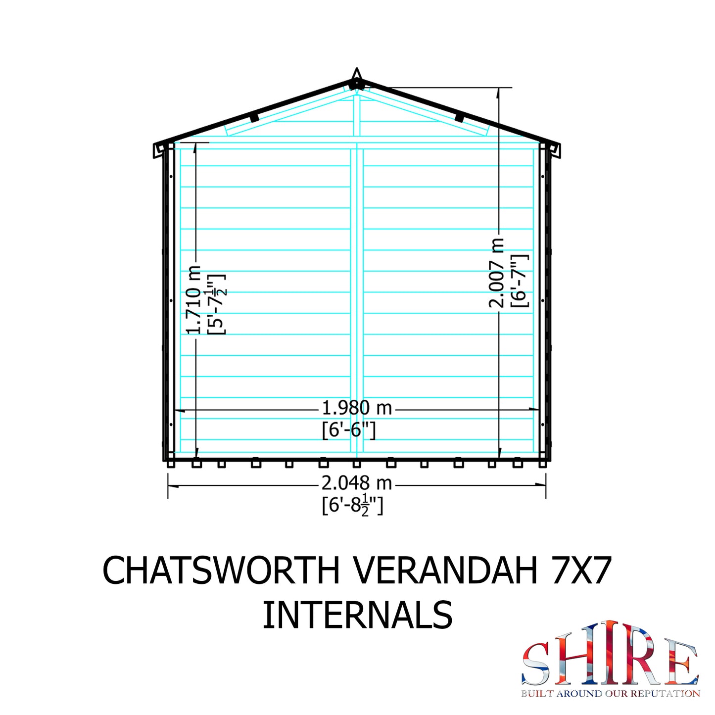 Shire Chatsworth & Verandah 7 x 7