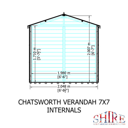 Shire Chatsworth & Verandah 7 x 7