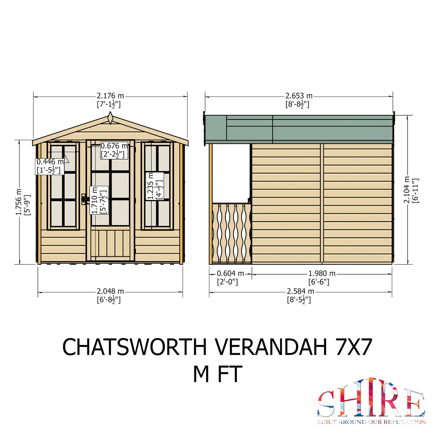 Shire Chatsworth & Verandah 7 x 7