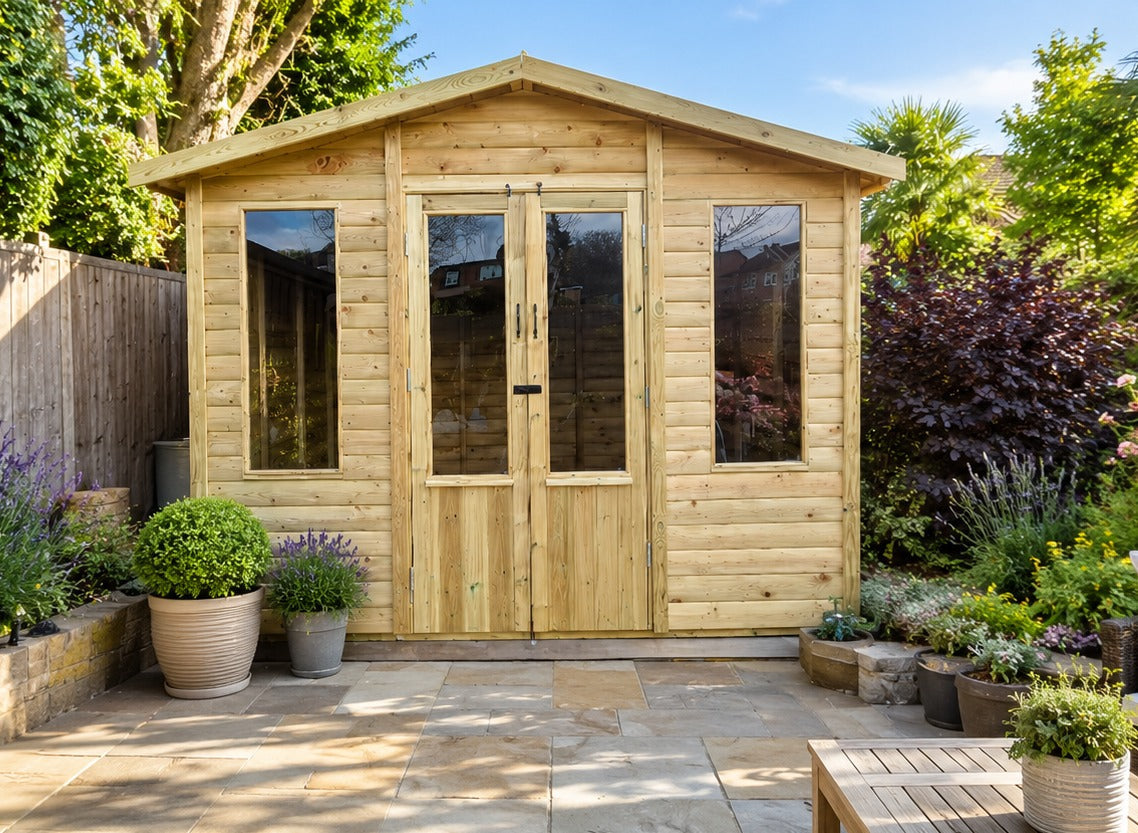 Churnet Valley Chatsworth 10X6 Summerhouse (Apex Roof)