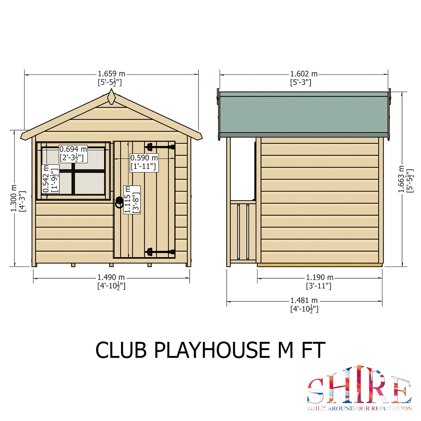 Shire Club 5x4 Loglap