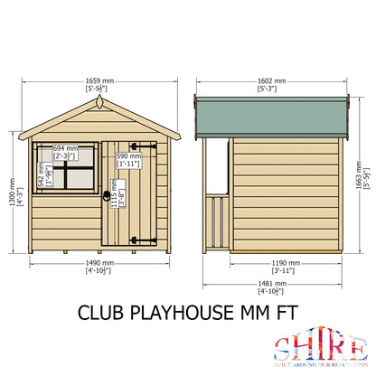 Shire Club 5x4 Loglap