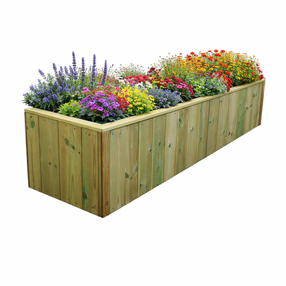 Churnet Valley T&G Wooden Planter Trough (120Cm)