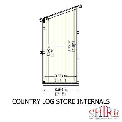 Shire Country Log Store 5x2