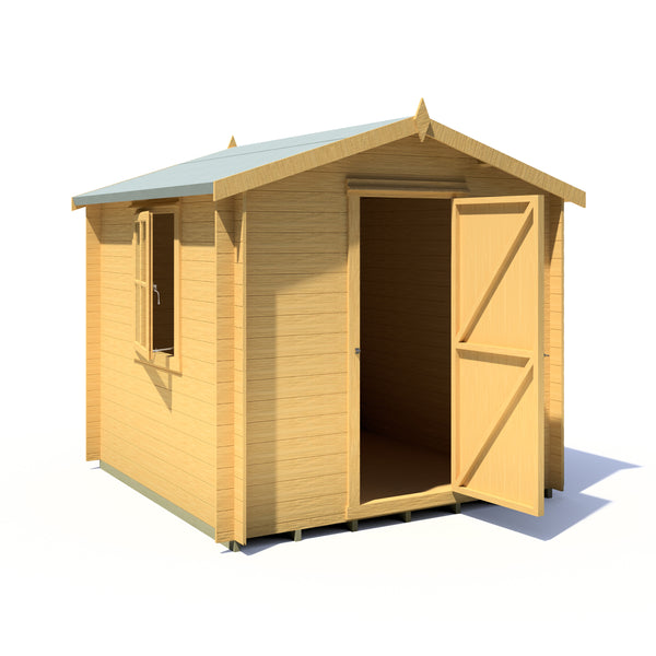 Shire Danbury 8x8 19mm Log Cabin