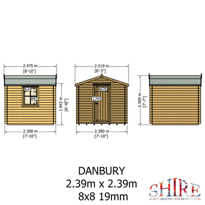 Shire Danbury 8x8