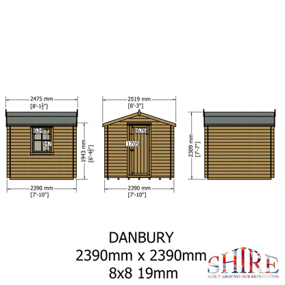 Shire Danbury 8x8