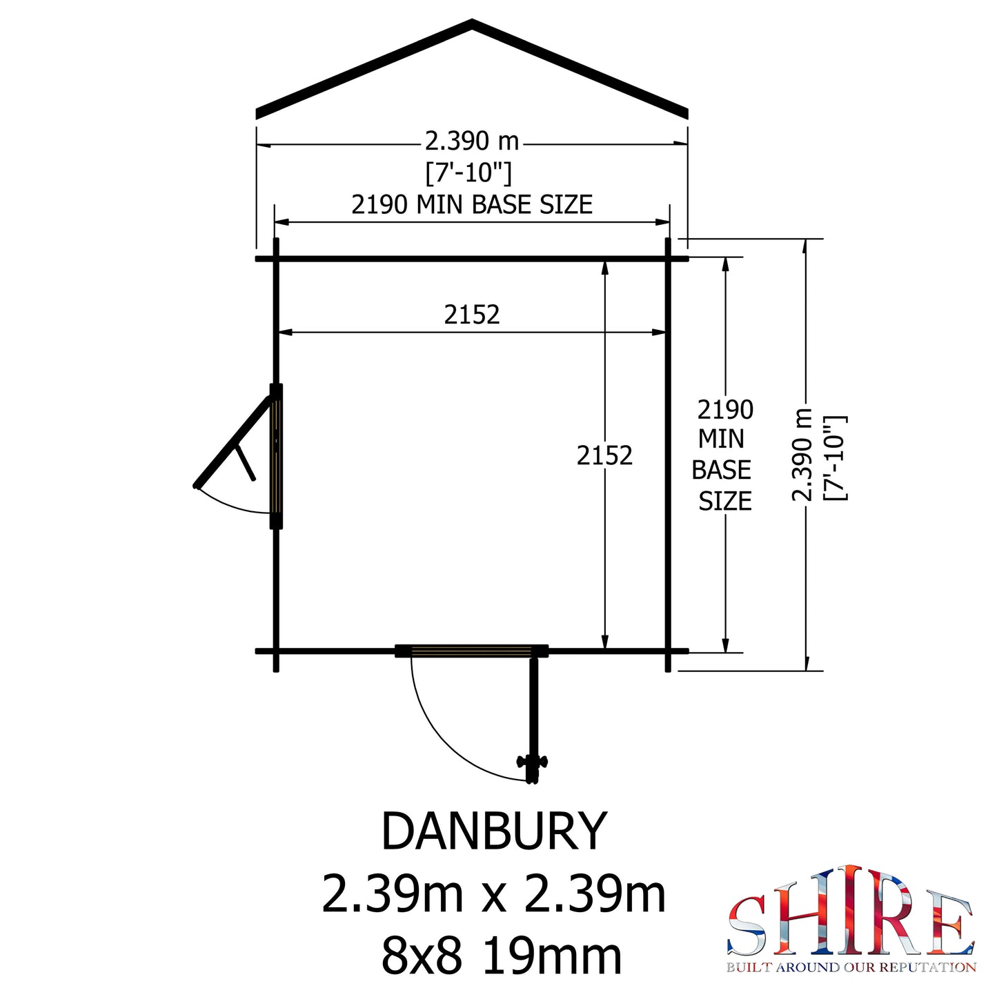 Shire Danbury 8x8