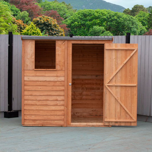 Shire Overlap Pent 6x4 Single Door 6x4