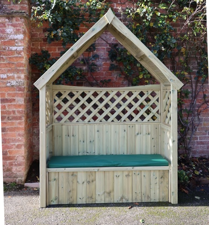 Churnet Valley Daisy Trellis Storage Arbour Sits 3