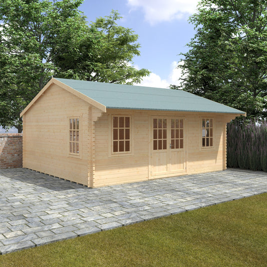 20x18 Dalton 44mm Log Cabin