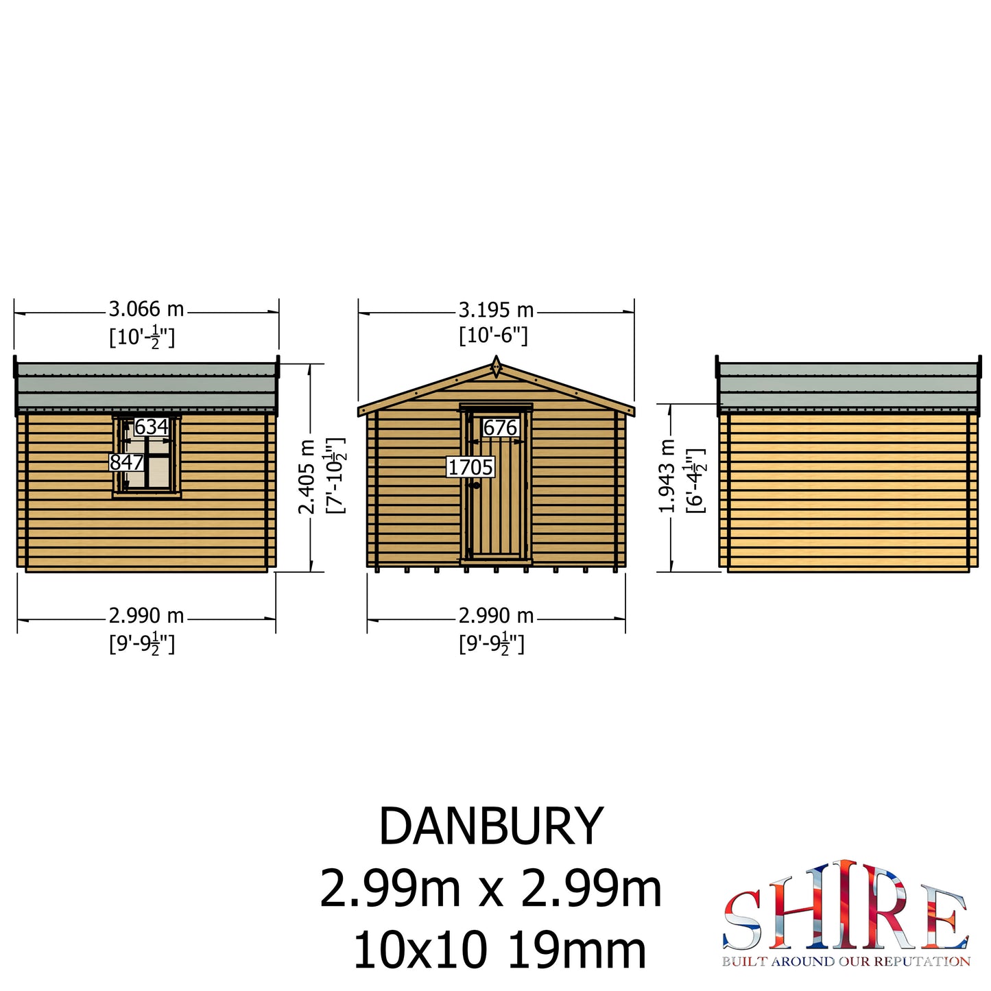 Shire Danbury 10x10