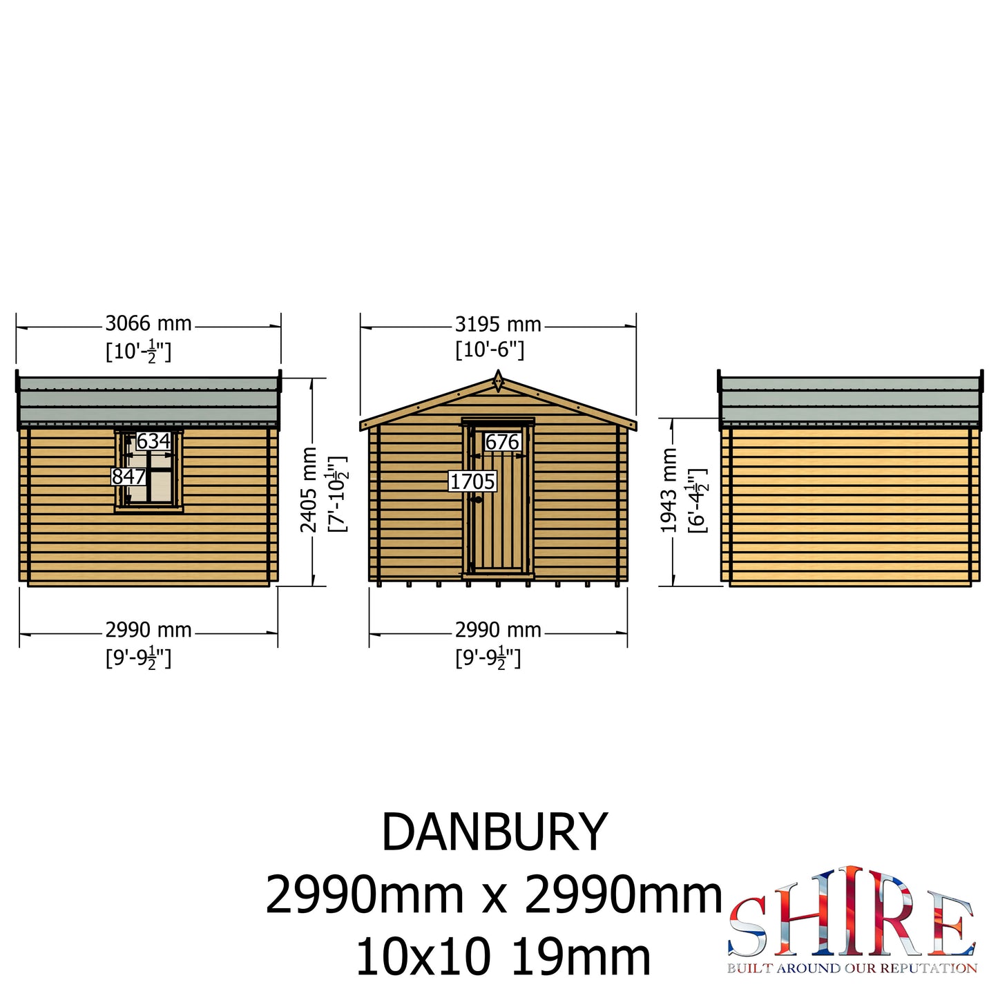 Shire Danbury 10x10