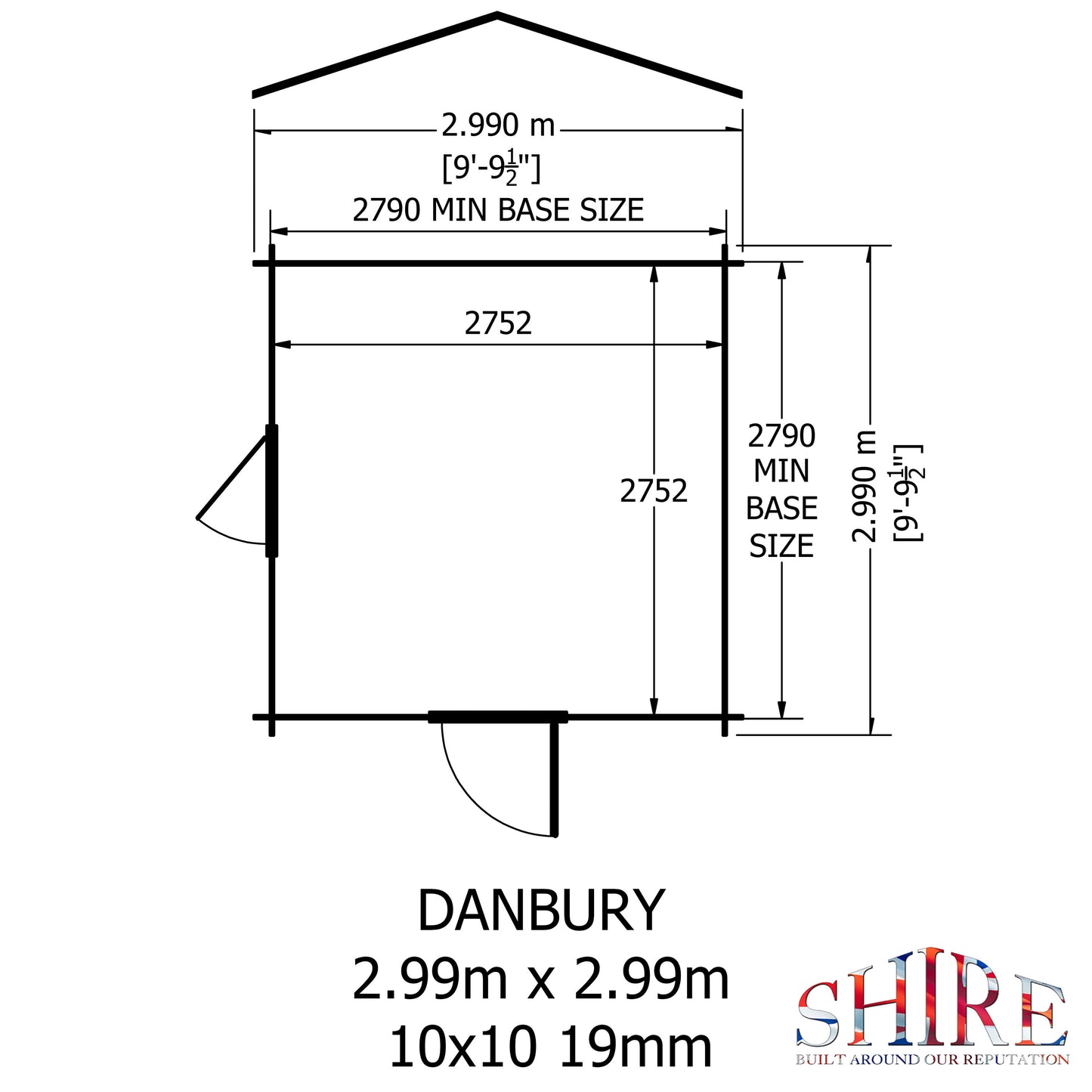 Shire Danbury 10x10