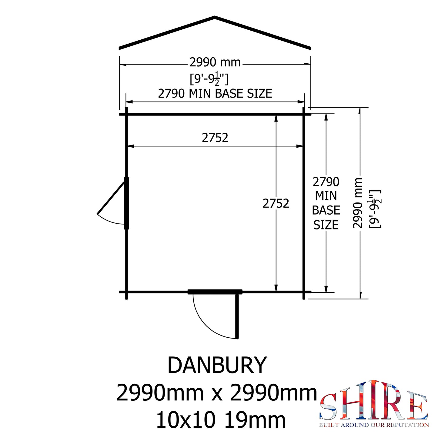 Shire Danbury 10x10