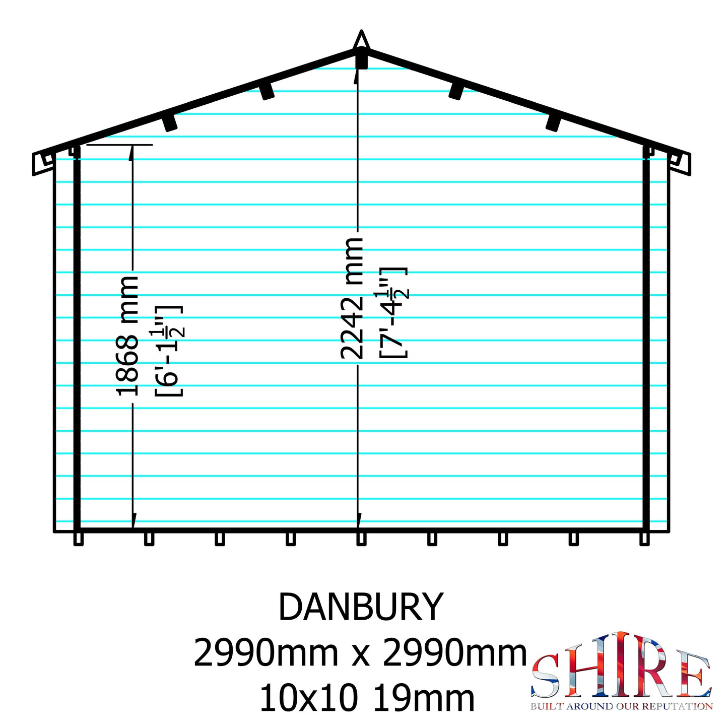 Shire Danbury 10x10