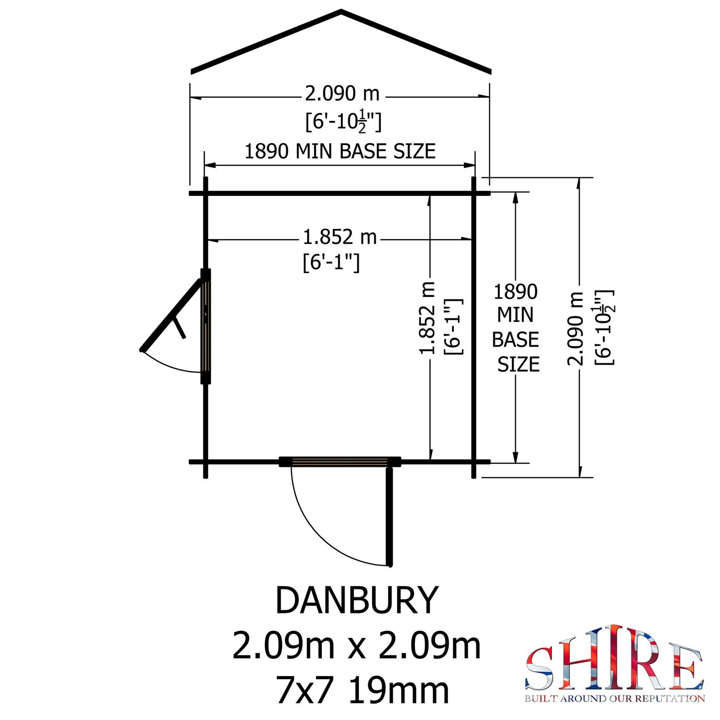 Shire Danbury 7 x 7