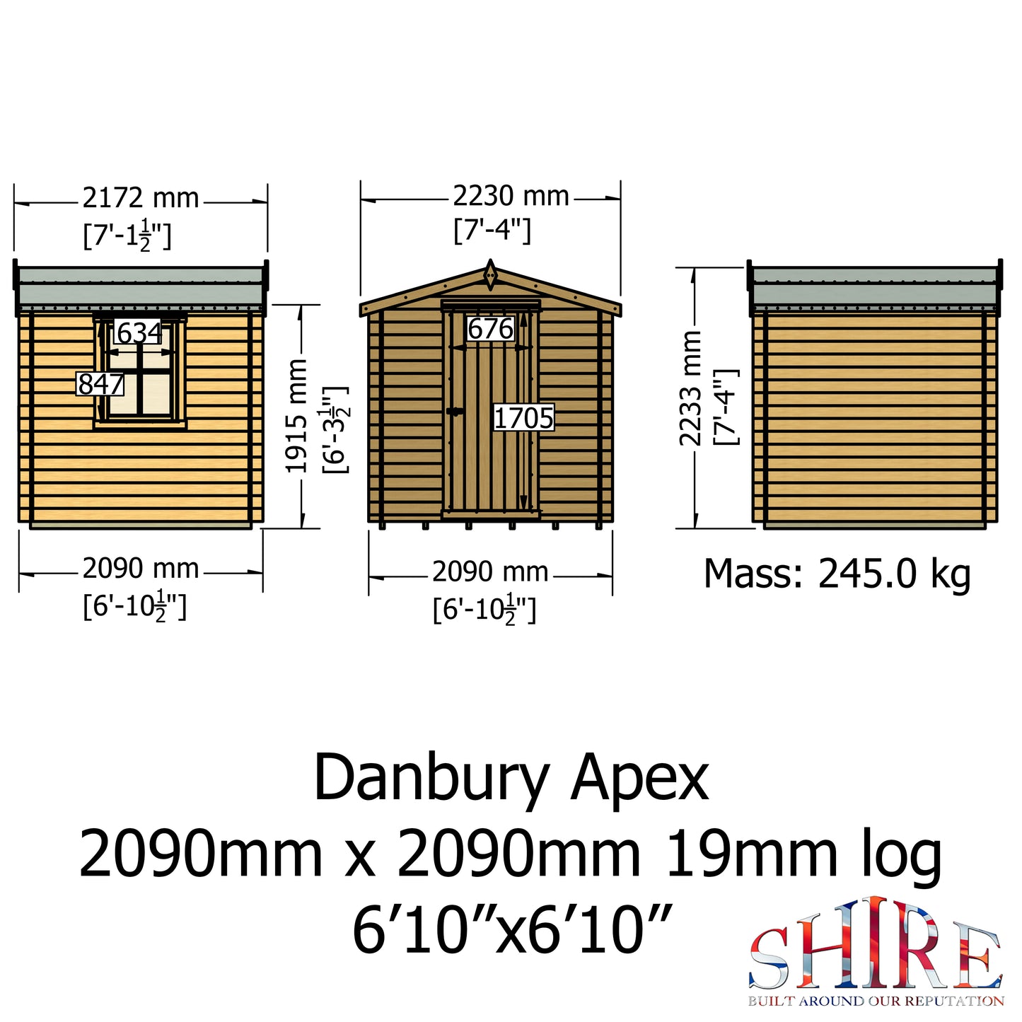 Shire Danbury 7 x 7