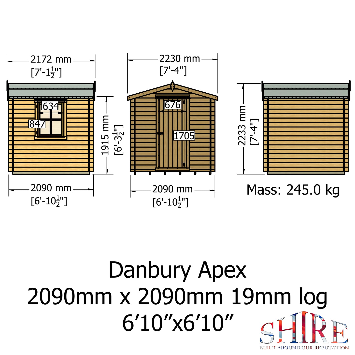 Shire Danbury 7 x 7