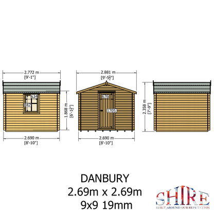 Shire Danbury 9x9