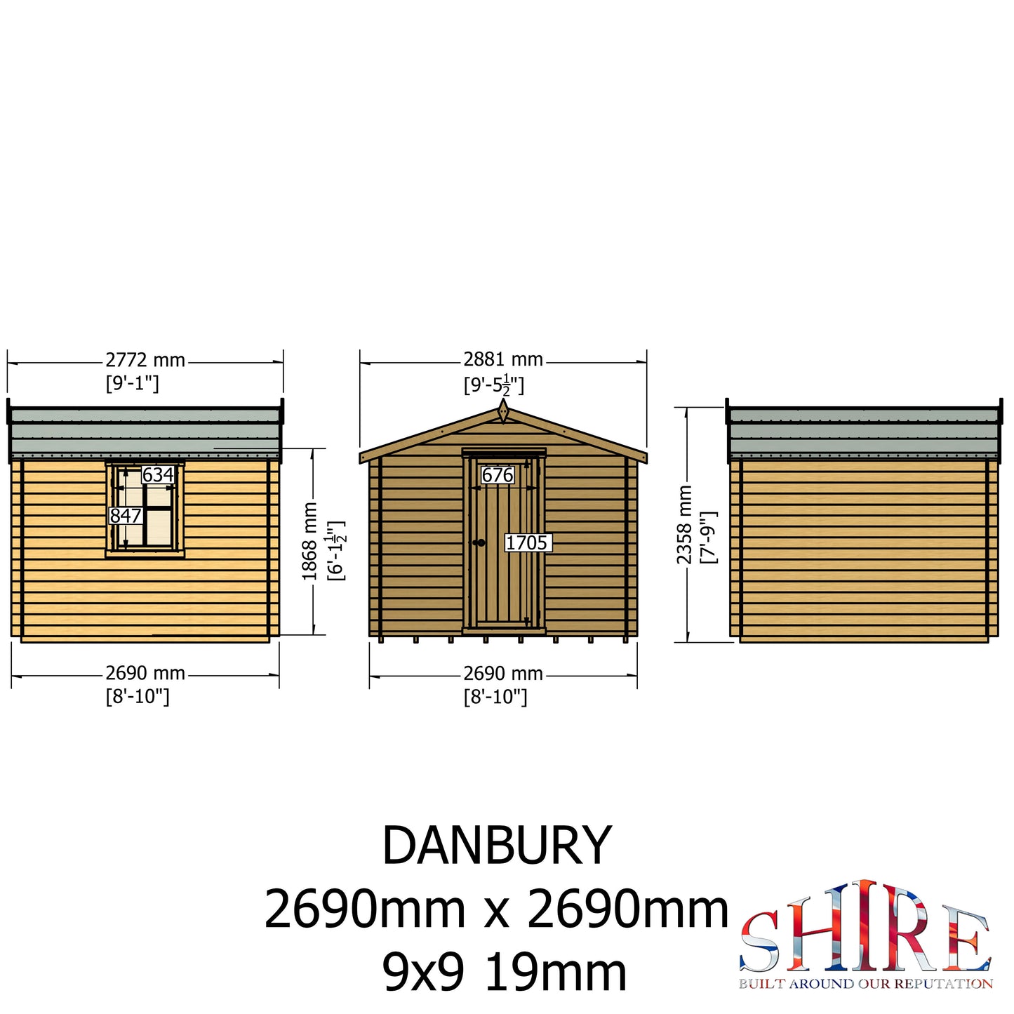 Shire Danbury 9x9