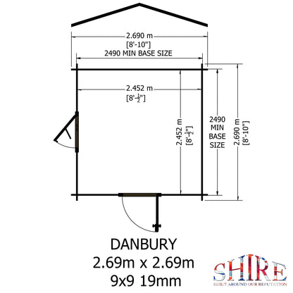 Shire Danbury 9x9