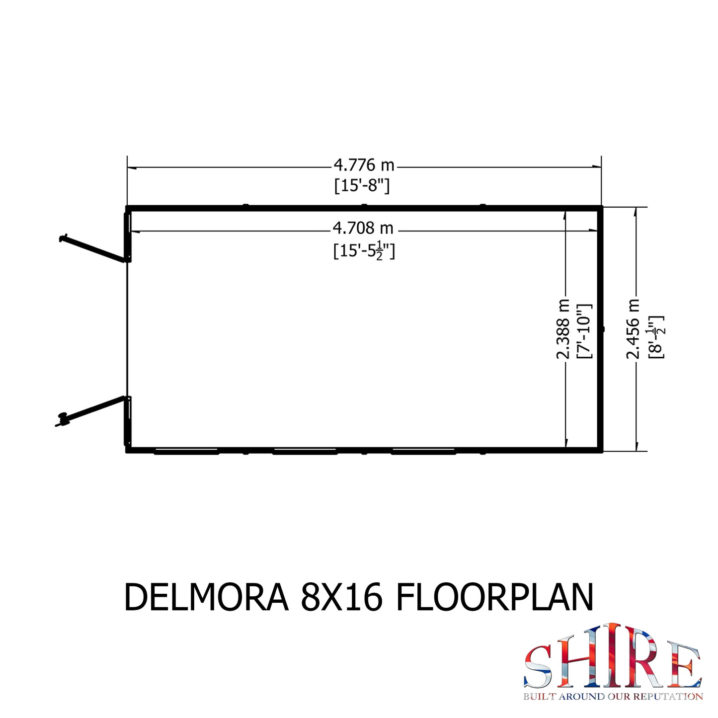 Shire Delmora 8x16