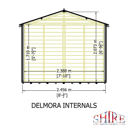 Shire Delmora 8x10 INC Verandah