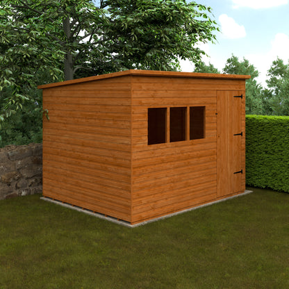 10x8 Deluxe Pent Shiplap
