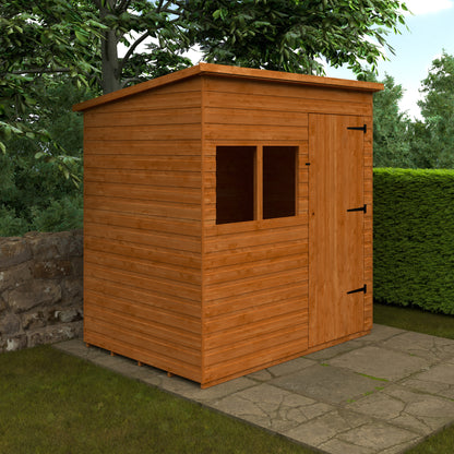 7x5 Deluxe Pent Shiplap Shed
