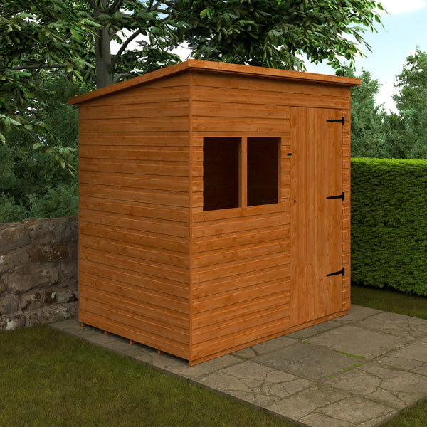 7x5 Deluxe Pent Shiplap Shed