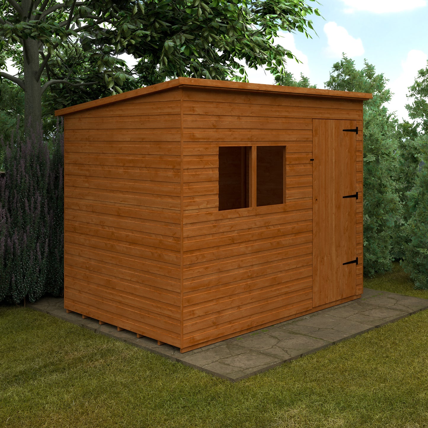 9x6 Deluxe Pent Shiplap