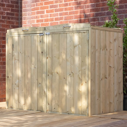 Mercia Pressure Treated Premium Double Bin Store